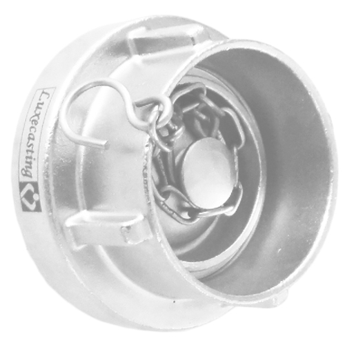 Aluminum storz blank cap with chain