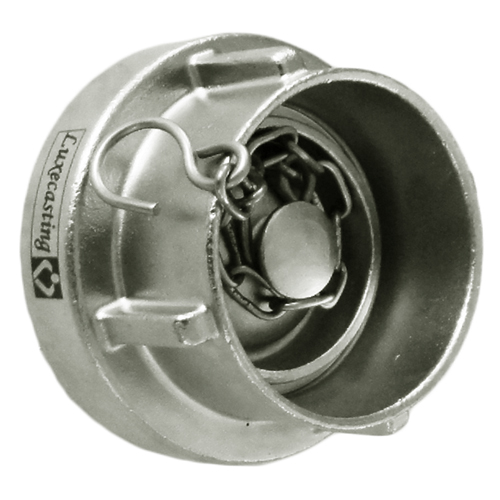 Stainless steel storz blank cap with chain